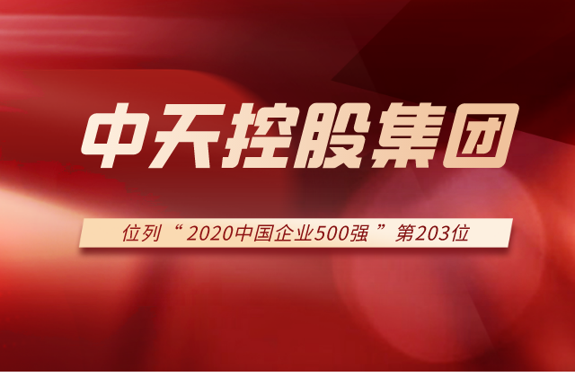 yh86银河国际集团列2020中国企业500强第203位！